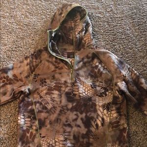 Kryptek Highlander camo hooded pullover